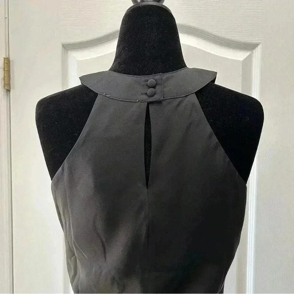 Ricki’s  Blouse Sleeveless Peplum Halter Neckline Flowy Top Black Size 0/XS NWT - Picture 7 of 14